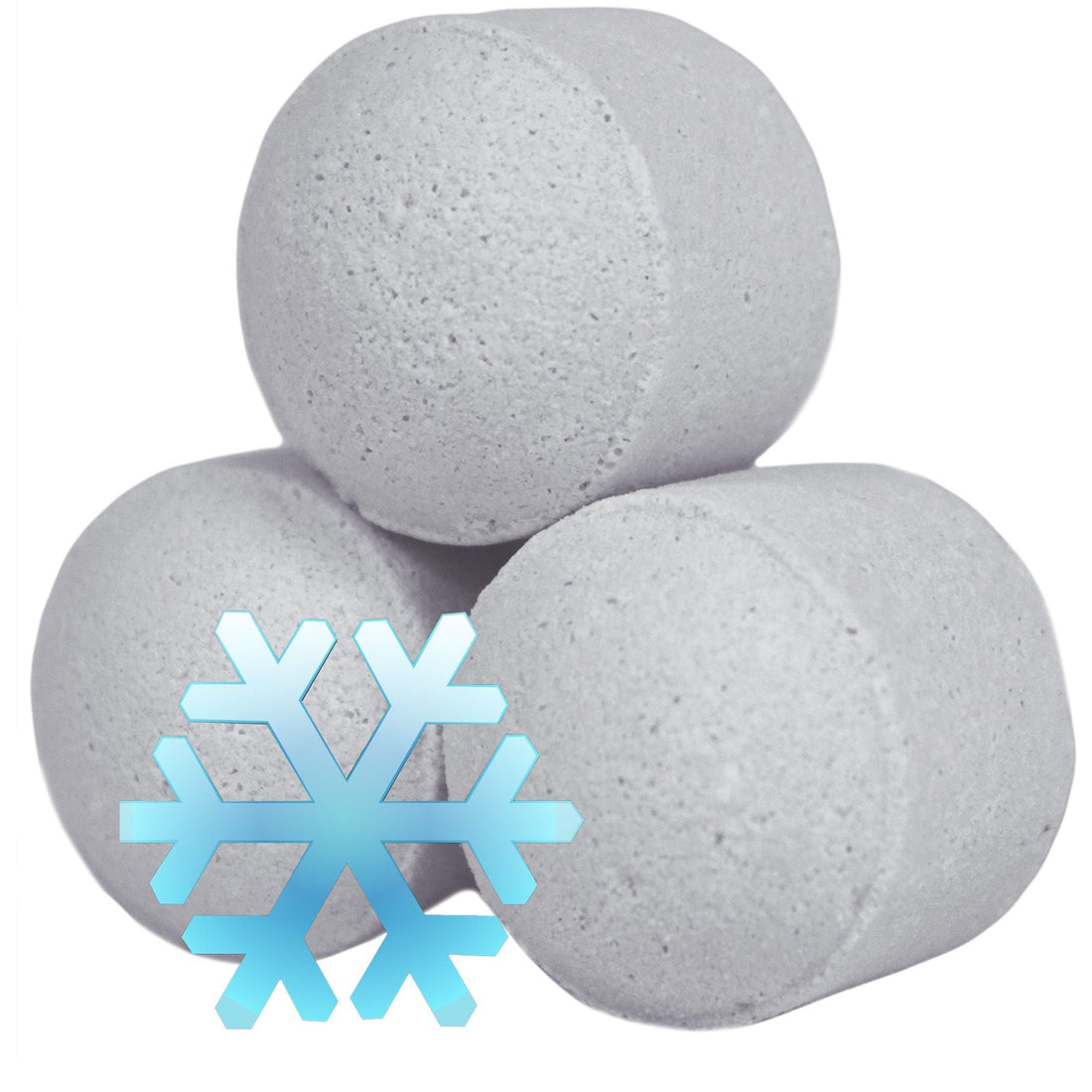 1.3kg Box of Chill Pills Mini Bath Bombs in White Christmas scent