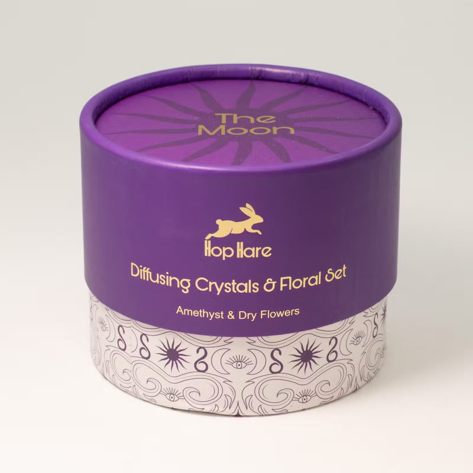 Diffuser Amethyst Crystals & Dried Botanical Floral Aromatherapy Elegant Decor