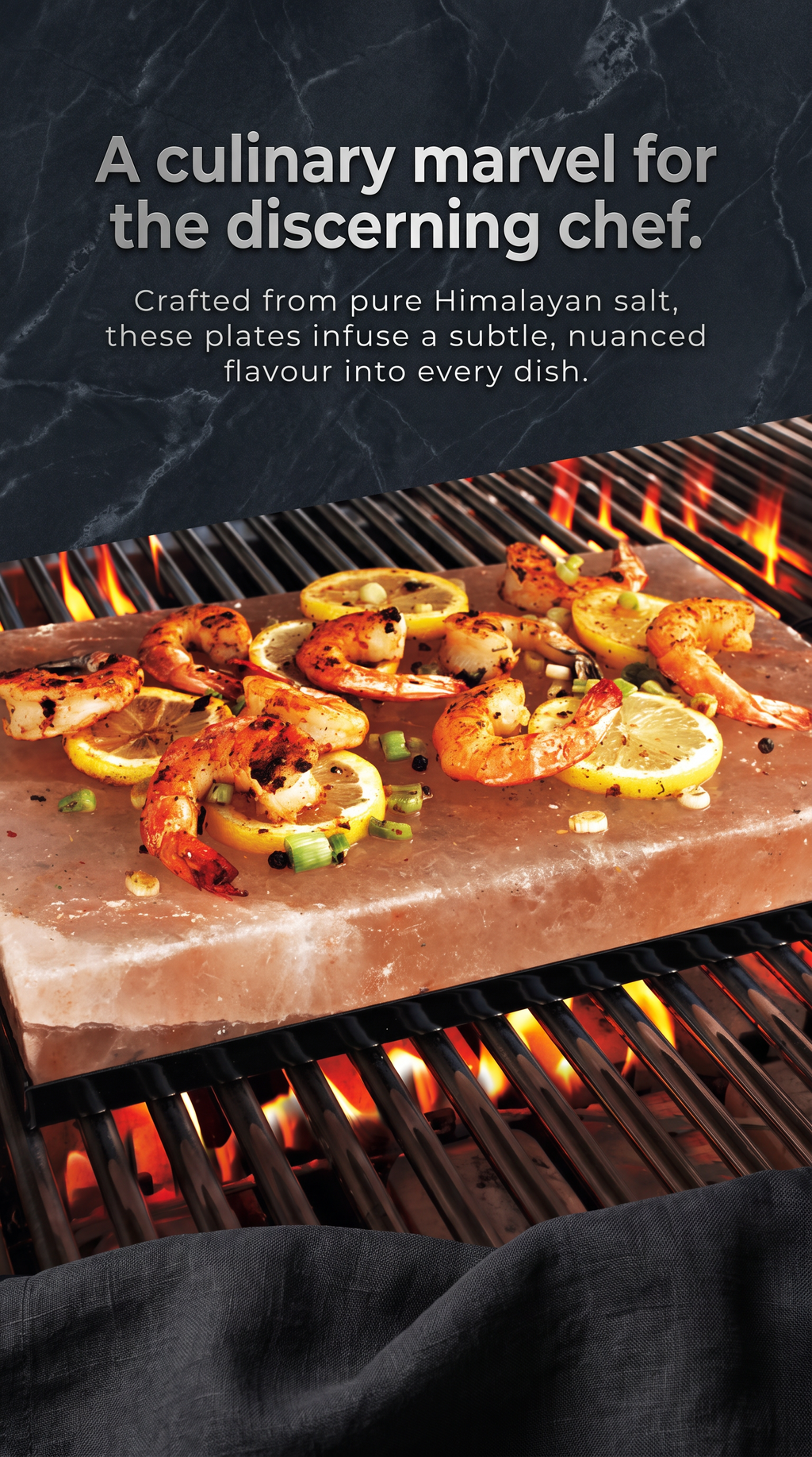 Himalayan Salt BBQ Cooking plate - 30x20x5cm