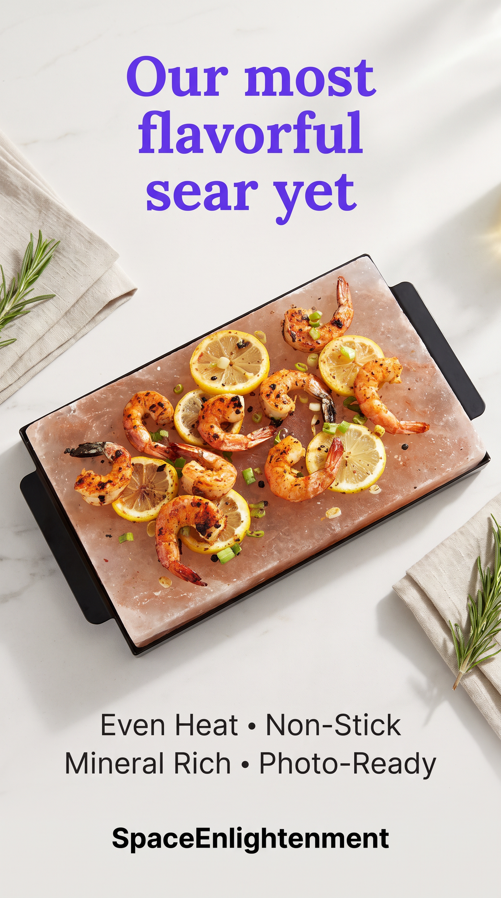 Himalayan Salt BBQ Cooking plate - 30x20x5cm