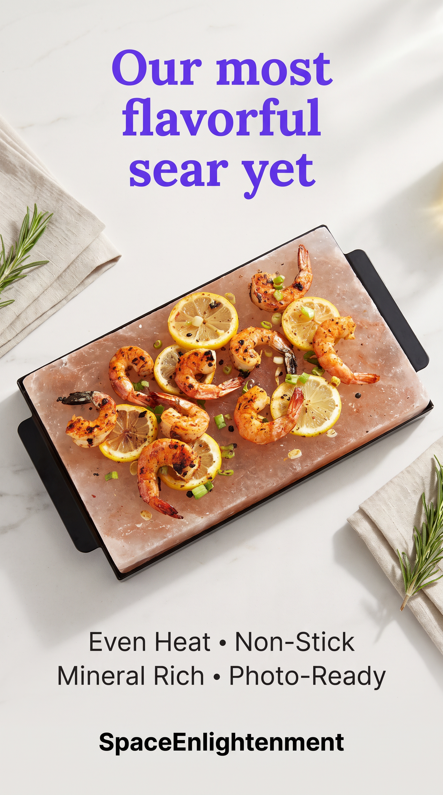 Himalayan Salt BBQ Cooking plate - 30x20x5cm