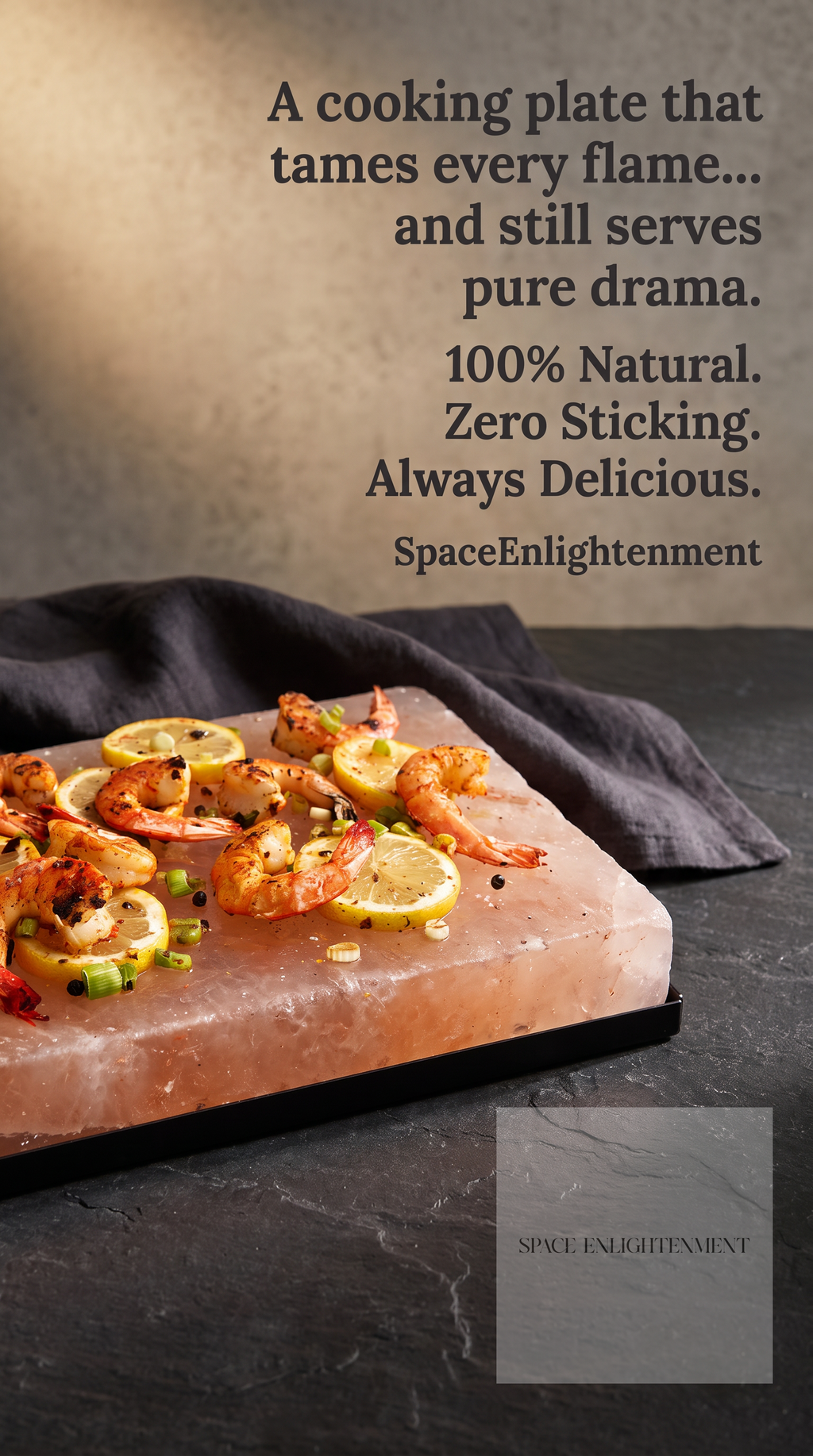 Himalayan Salt BBQ Cooking plate - 30x20x5cm