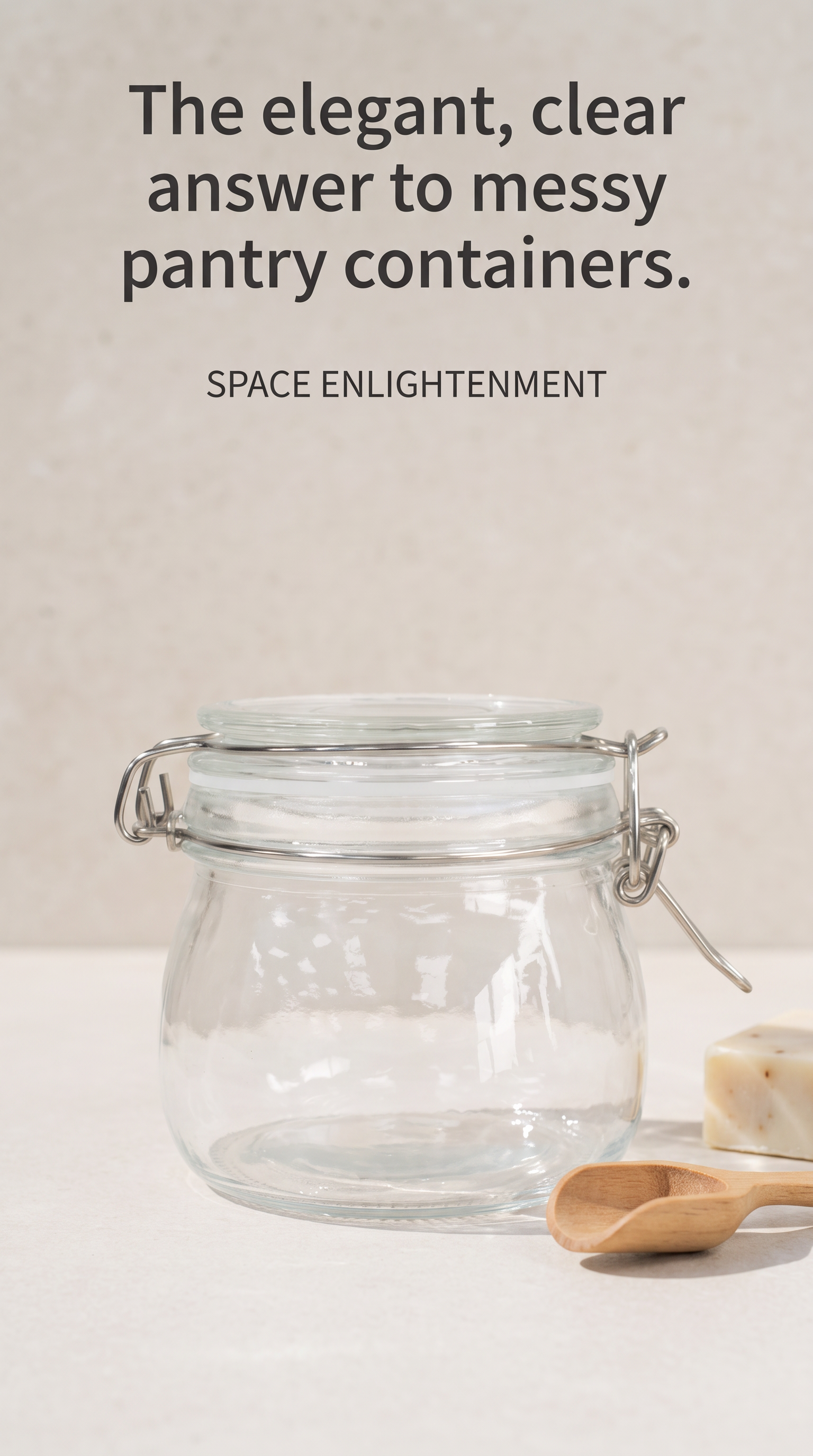 Kilner clip top round jar versatile simple classic clear