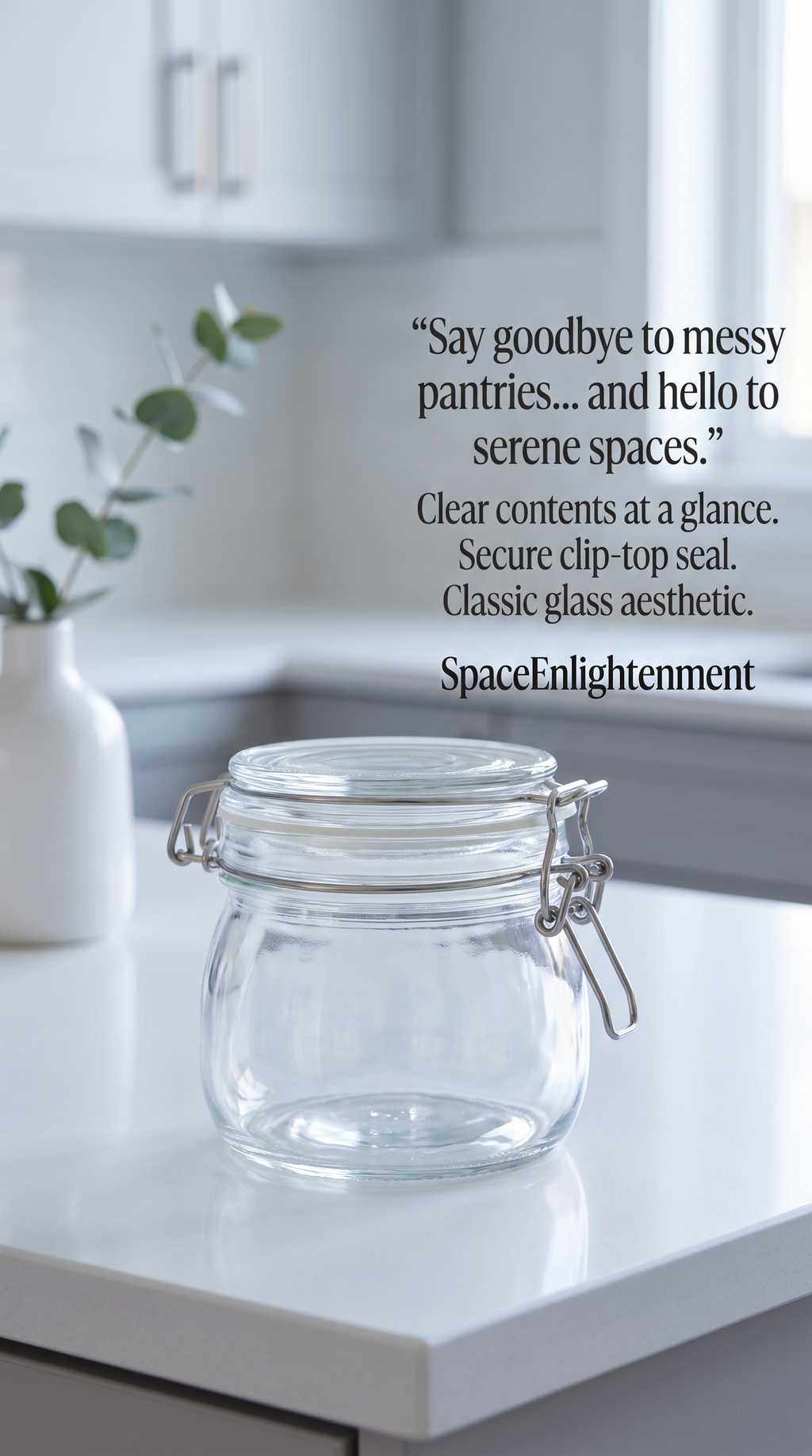 Kilner clip top round jar versatile simple classic clear