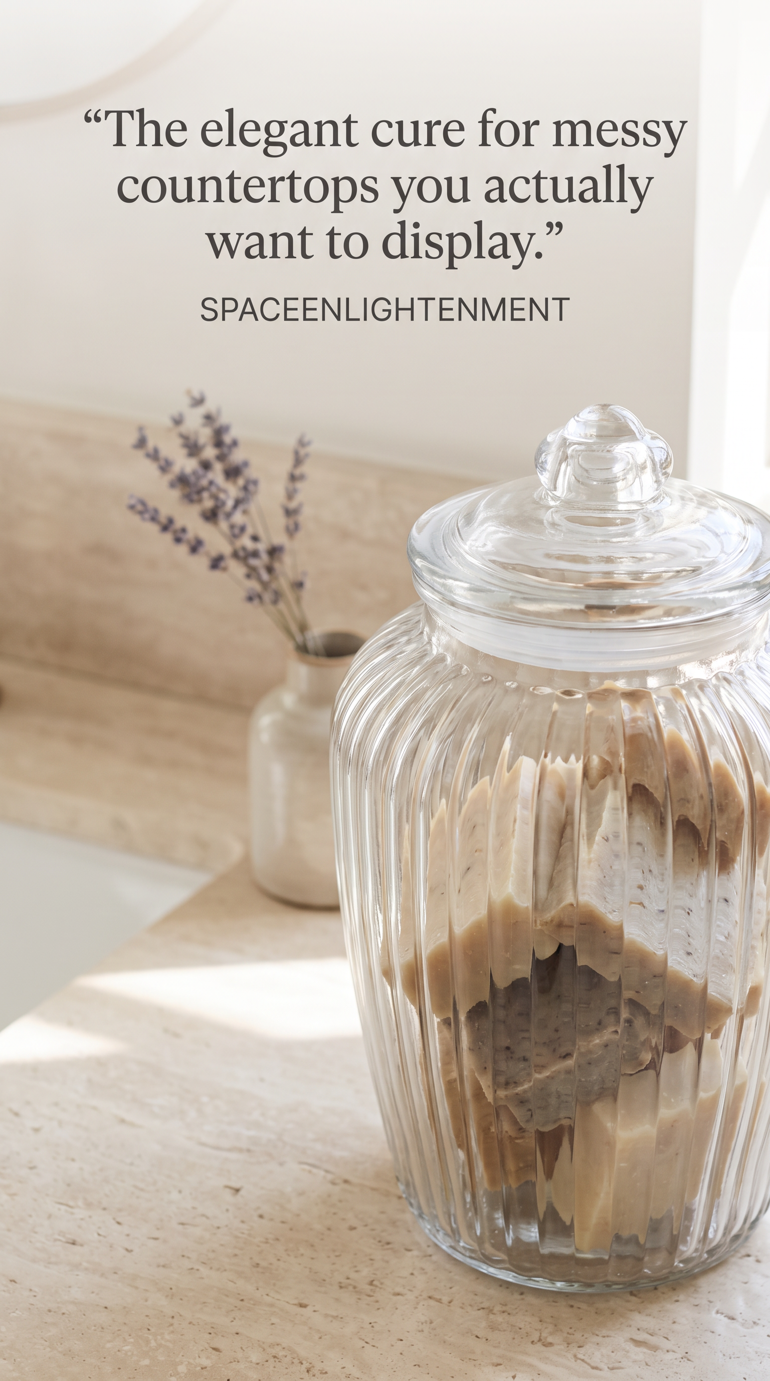 Large Ribbed Clear Glass Candy Jars