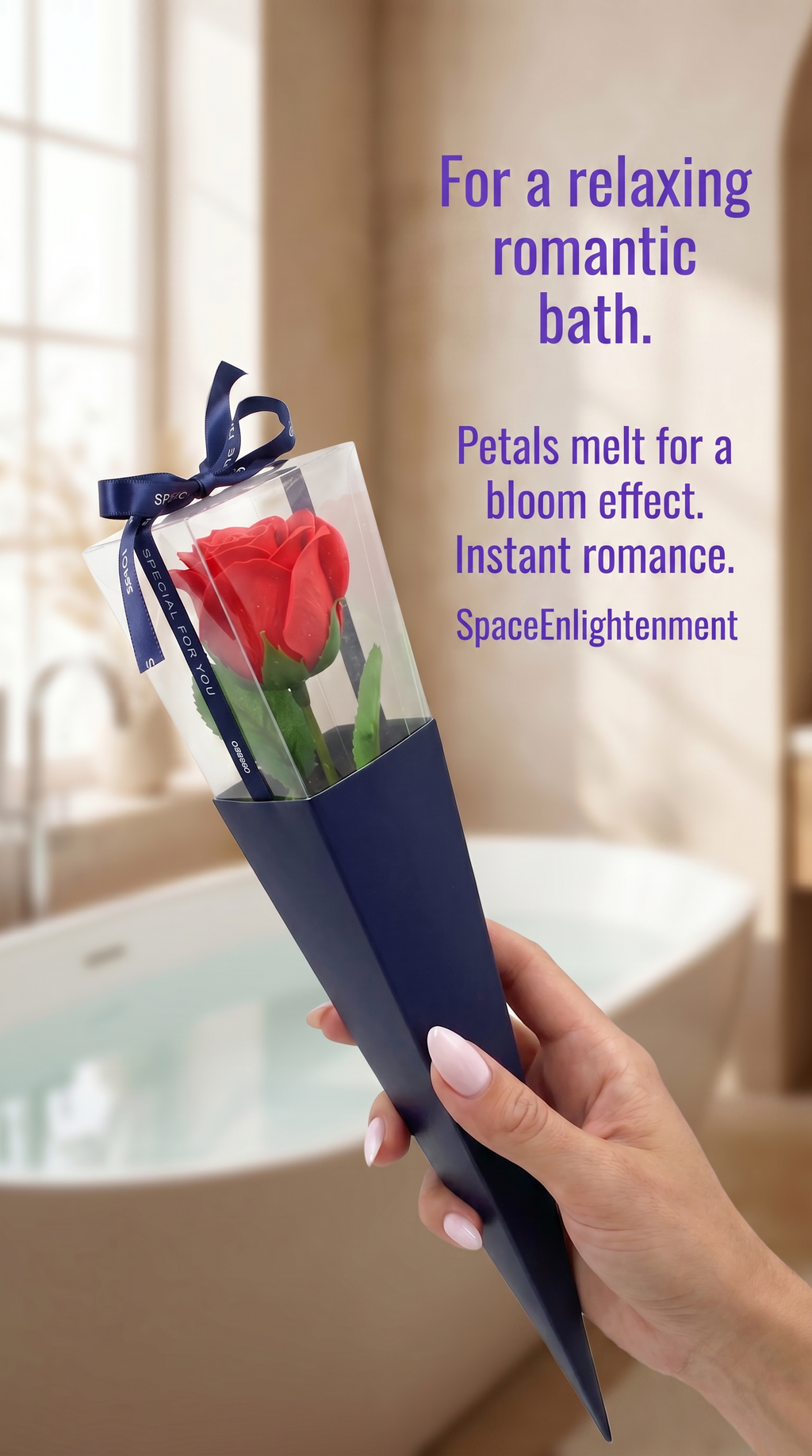 Luxury Red Rose Soap Flowers for Romantic Bath, Silky Skin, Relaxing Aromatic Experience