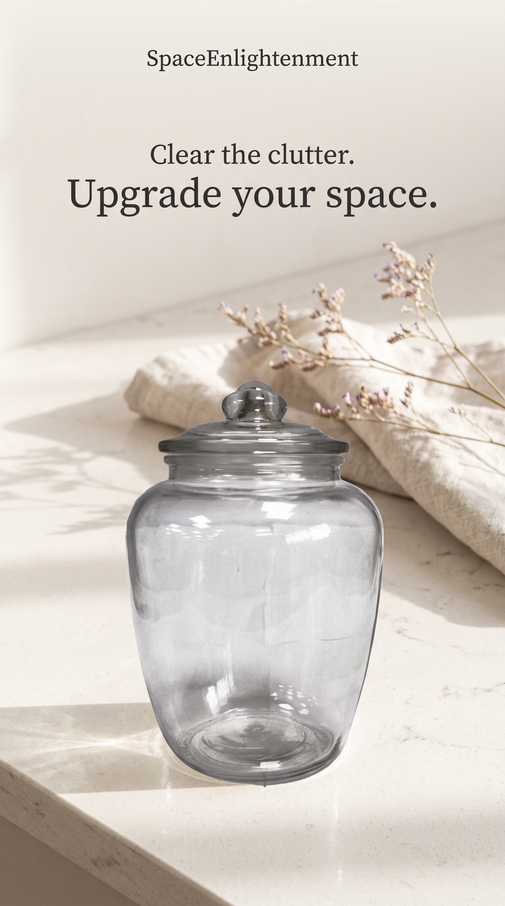 Large Classic Clear Candy and Sweet Jar