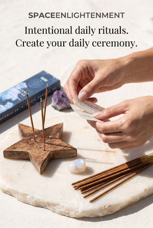 Leo Zodiac Incense Sticks Lemongrass Fragrance and Citrine Gemstone Crystal Astrology Gift