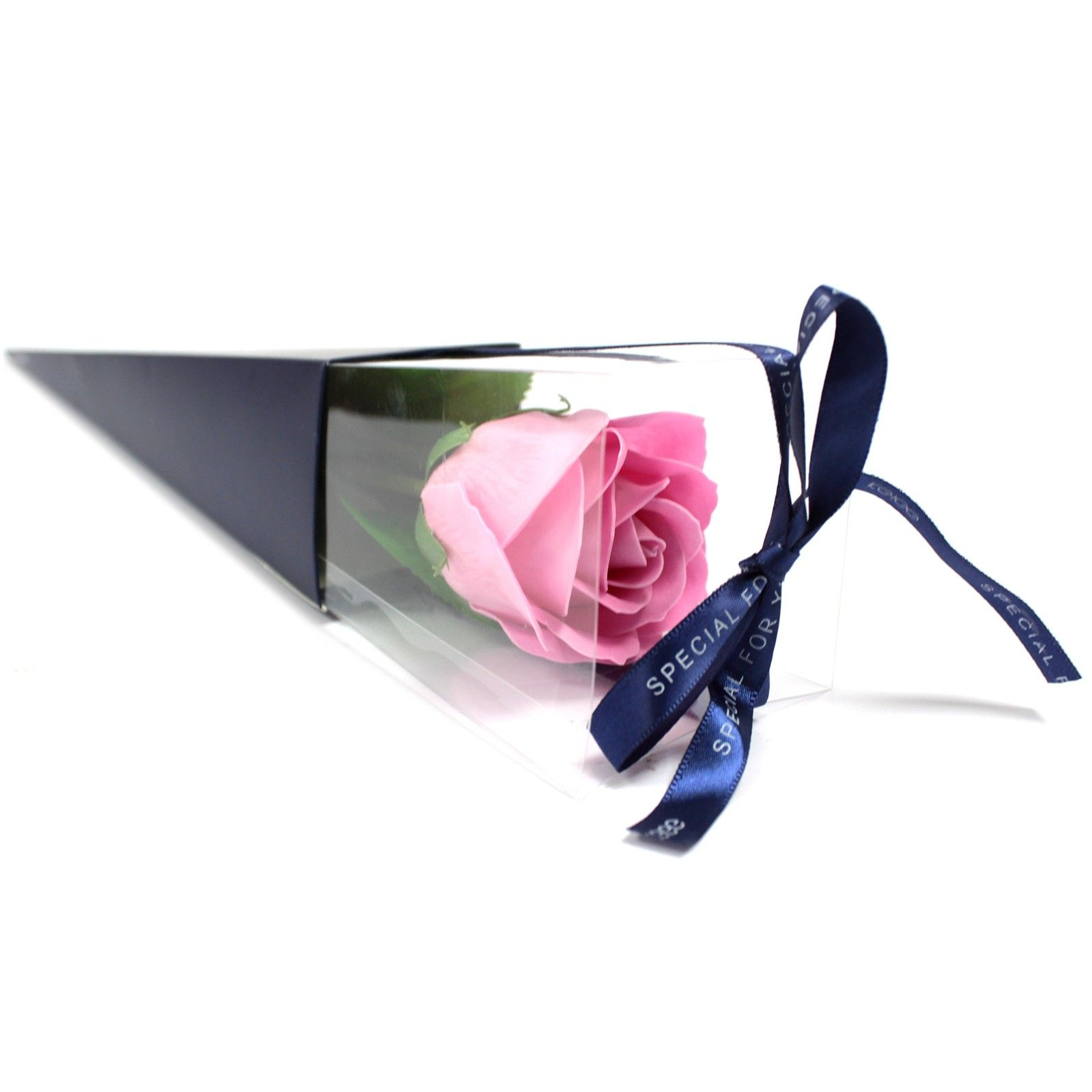Luxury Bath Soap Flowers Blue Rose Petals.