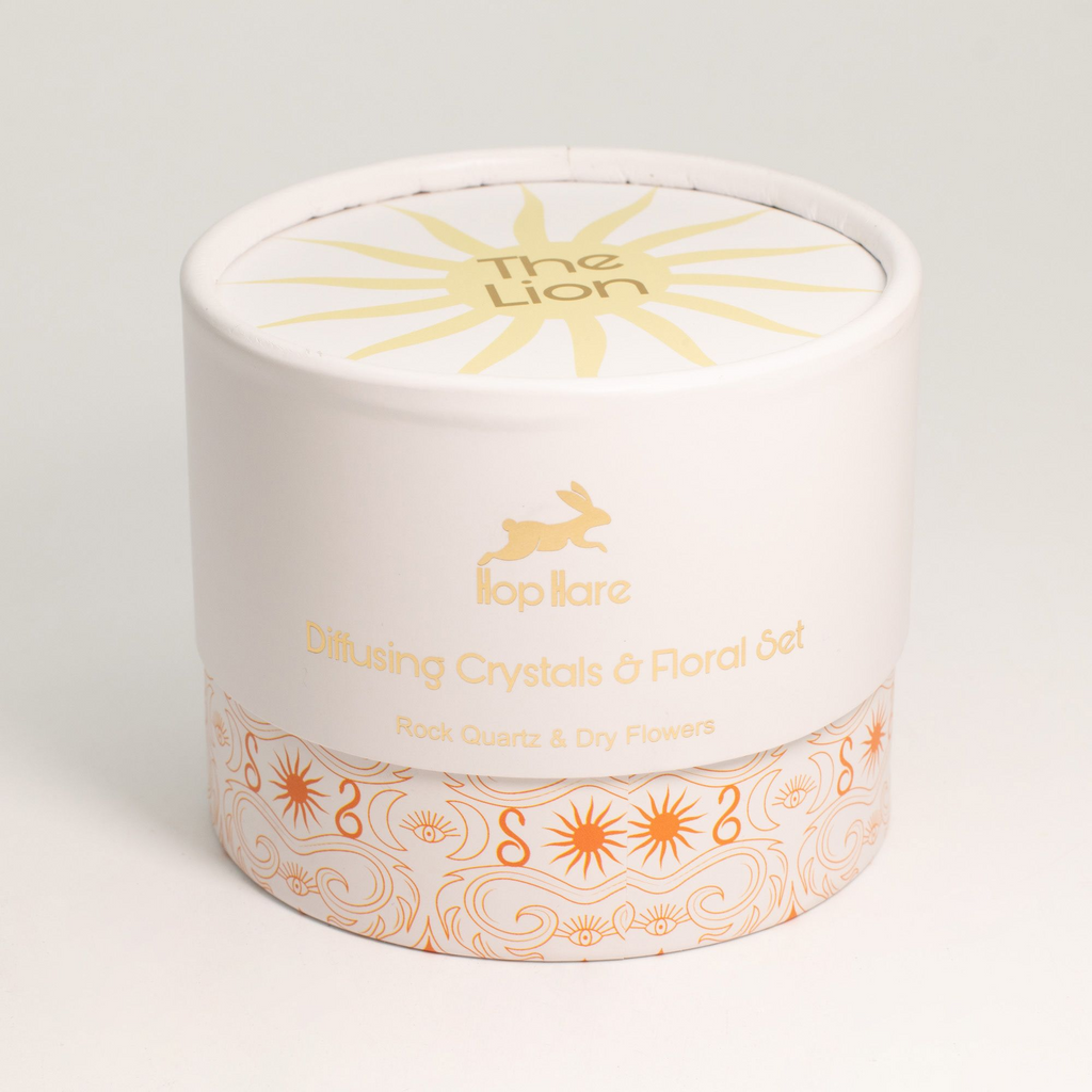 Diffusing Rock Crystals with Dried Florals Elegant Aromatherapy Décor