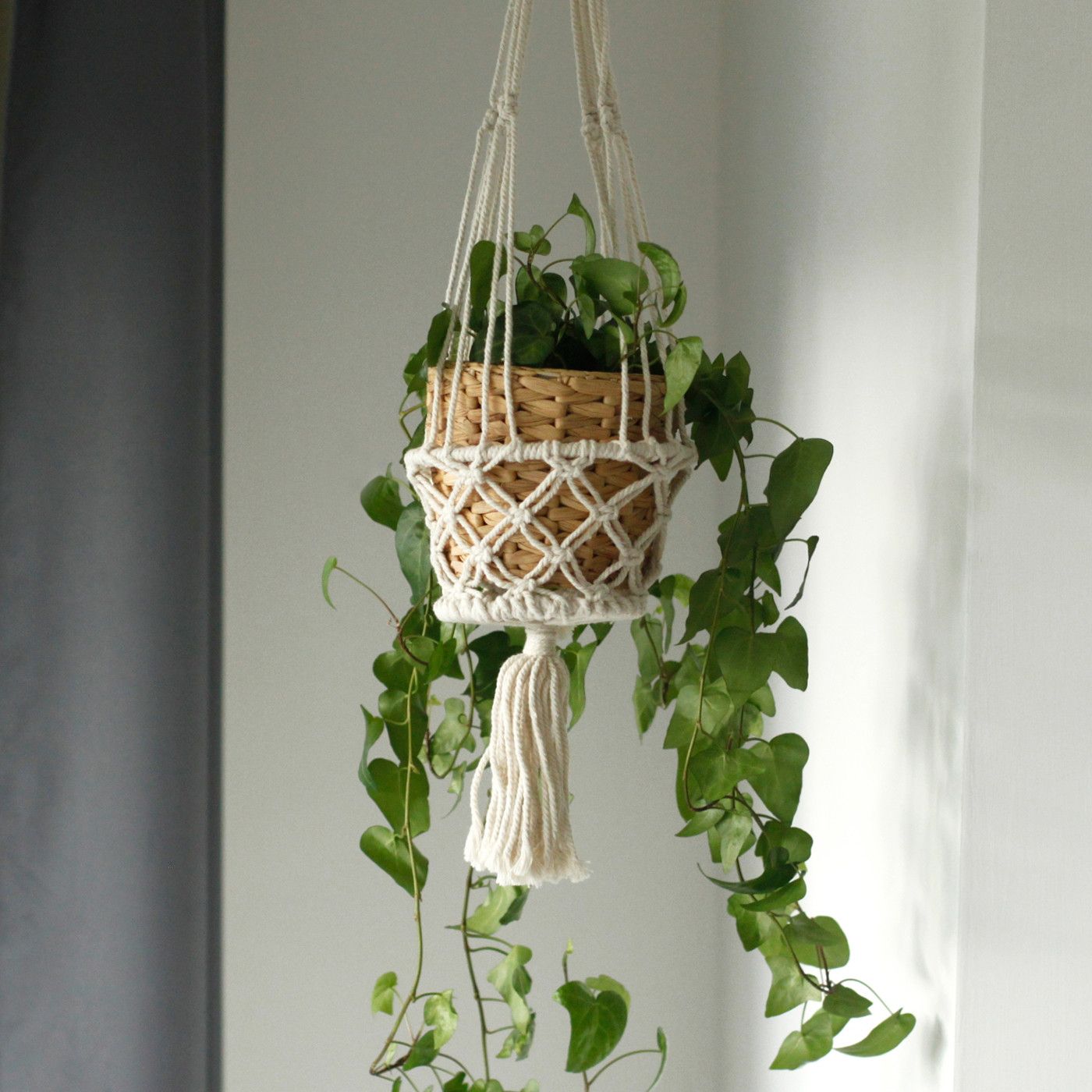Double Pot Holder Macrame Handmade