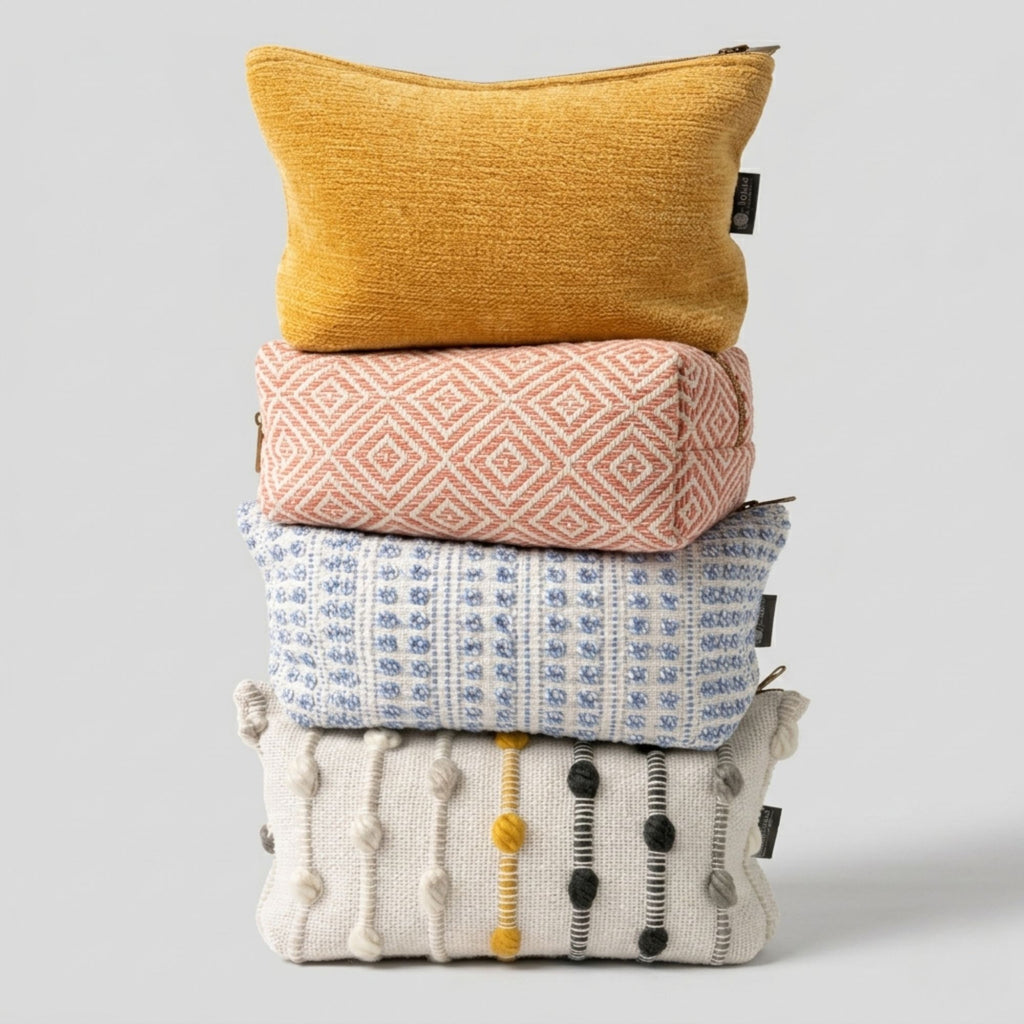 Jacquard Handmade Toiletry Bag Moonlit Weave
