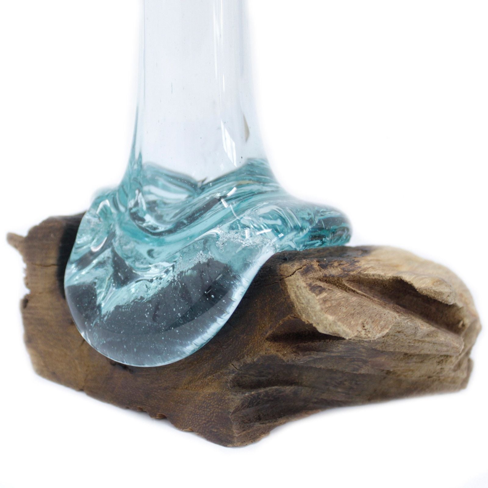 Molten Glass on Wood - Vase - Ornament