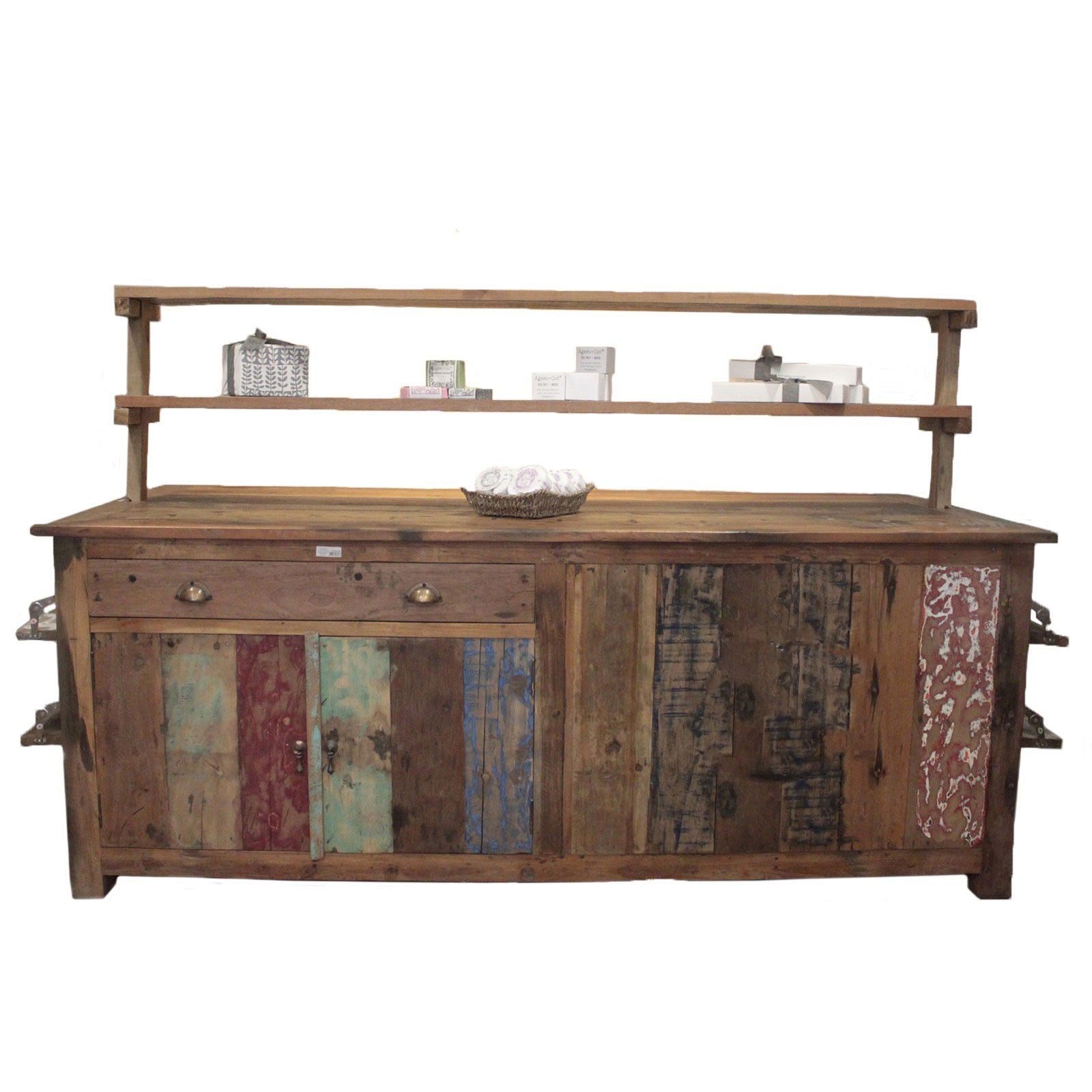 Rustic Charm A&C Large Centre Display Table 207x97x80cm