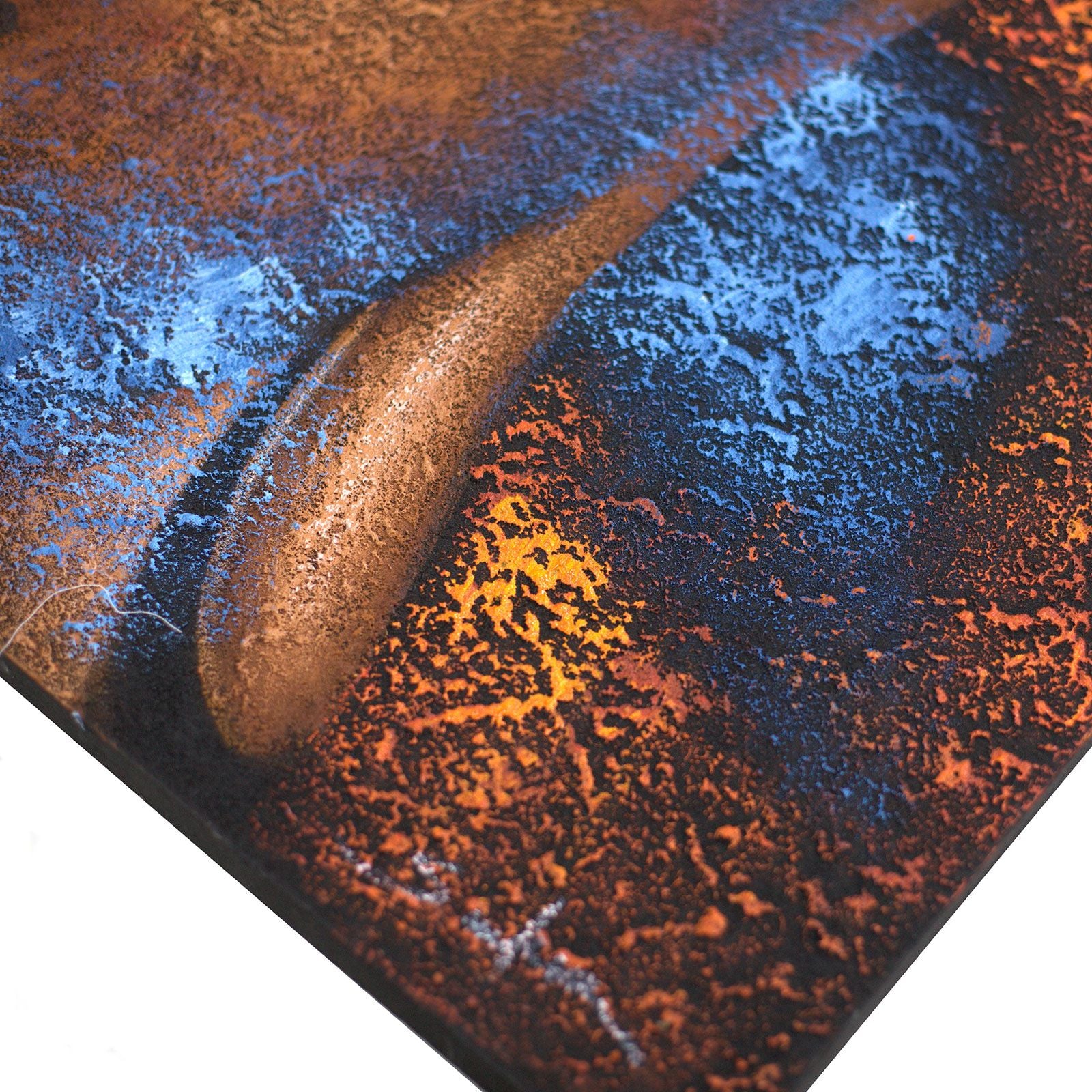 Buddha Painting Copper Face