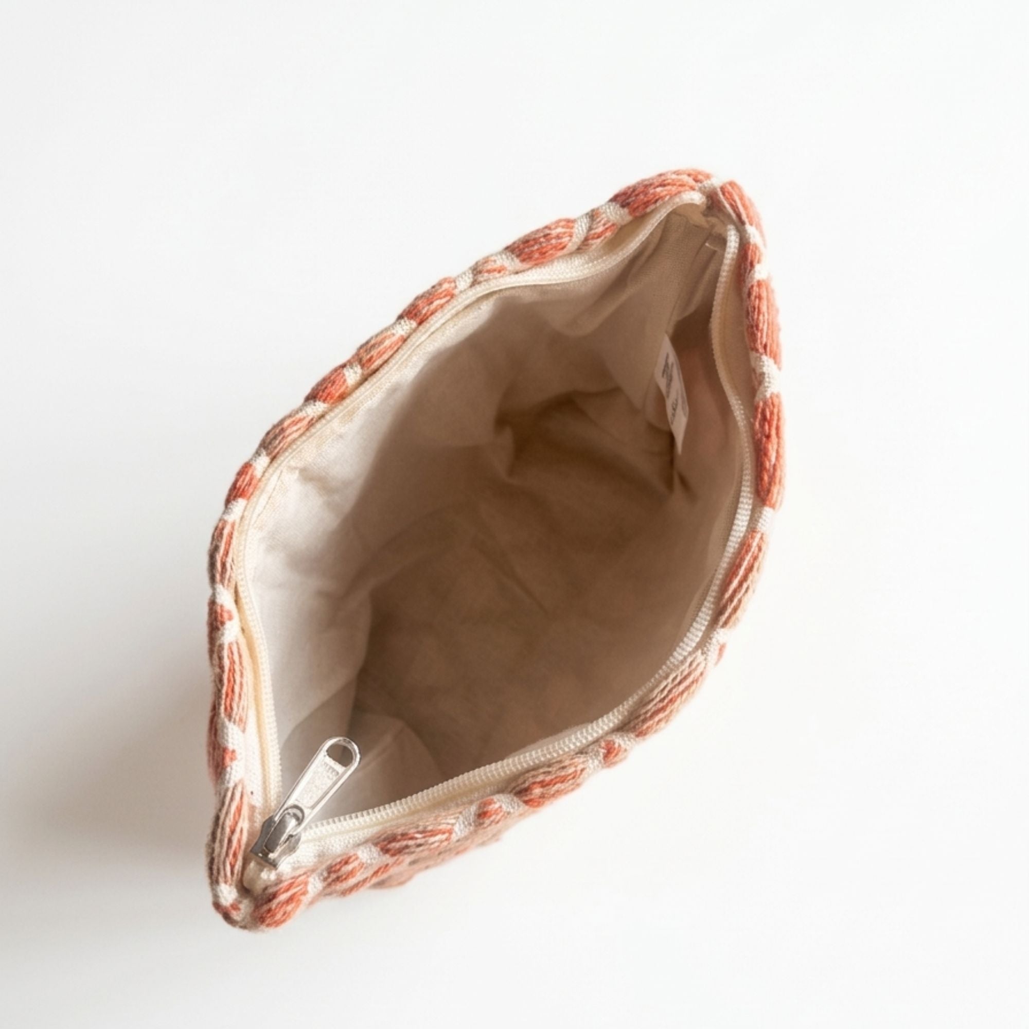 Jacquard Toiletry Bag Handmade Rose Lattice