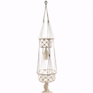 Double Pot Holder Macrame Handmade