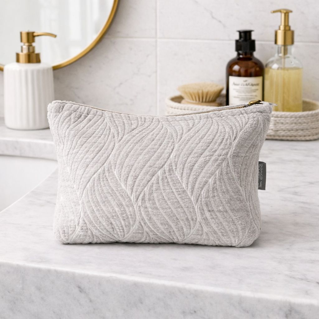 Jacquard Handmade Toiletry Bag Moonlit Weave