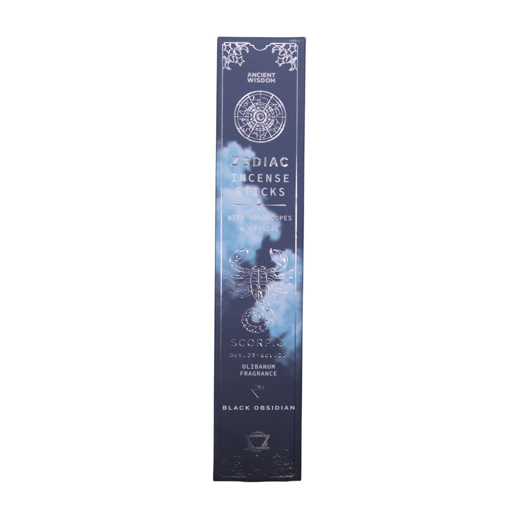 Olibanum Zodiac Gemstone Crystal Incense - Scorpio