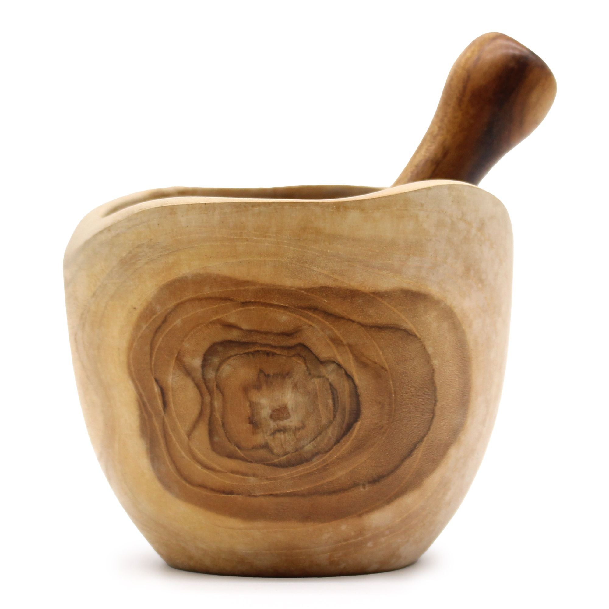 Pestal & Morter Set Handcrafted From Teakwood - LARGE
