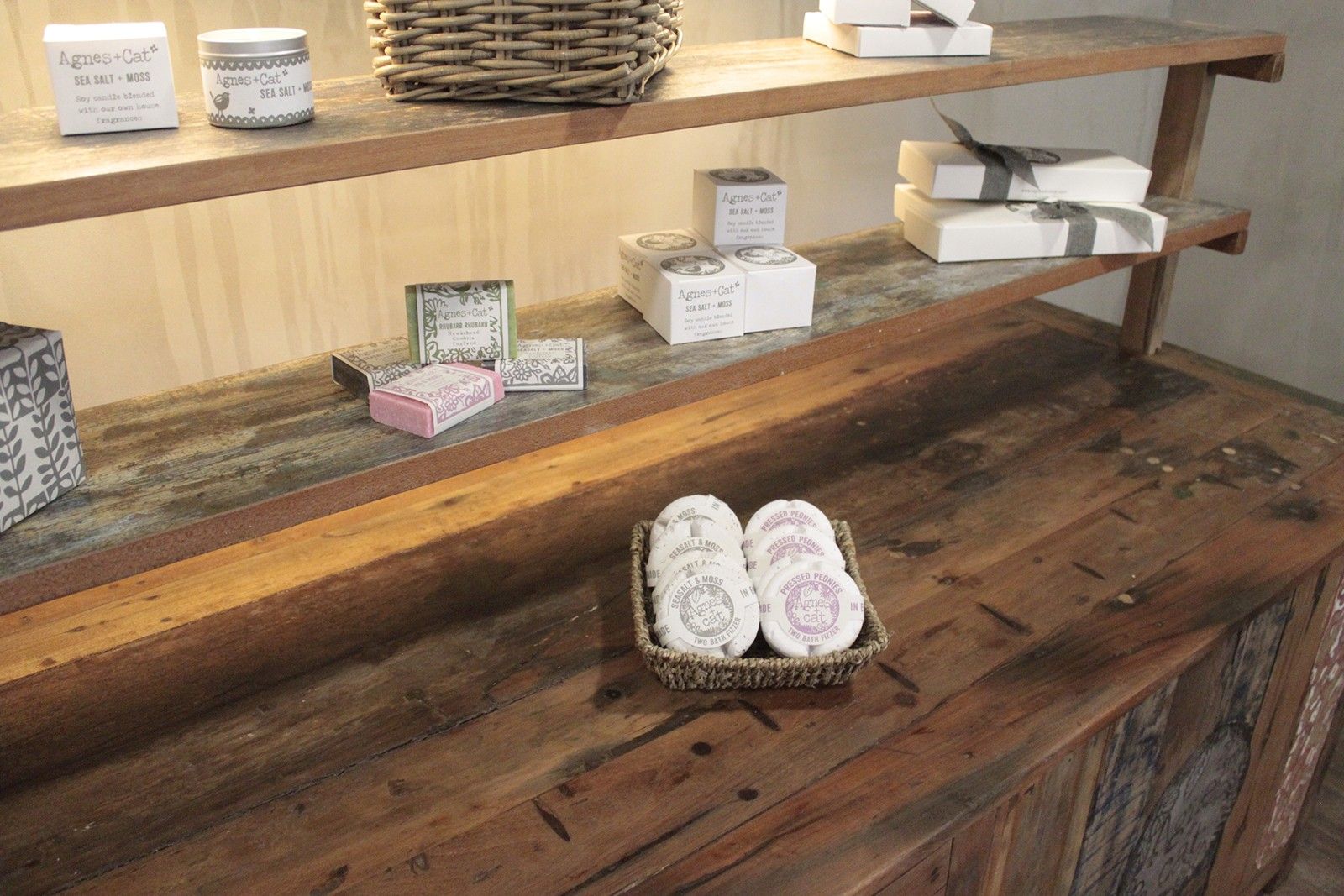 Rustic Charm A&C Large Centre Display Table 207x97x80cm