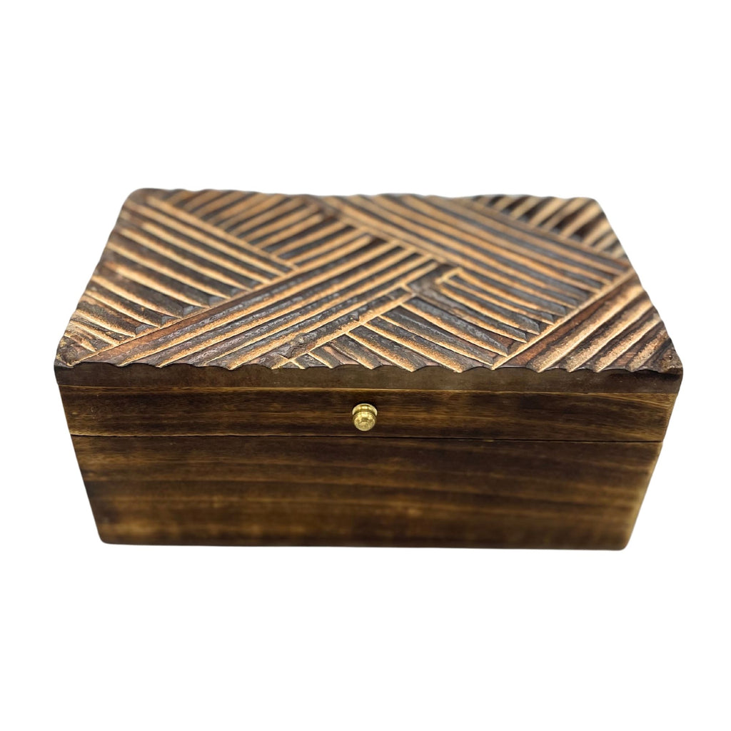 Decorative Wooden Box Vintage Décor Antique Finish