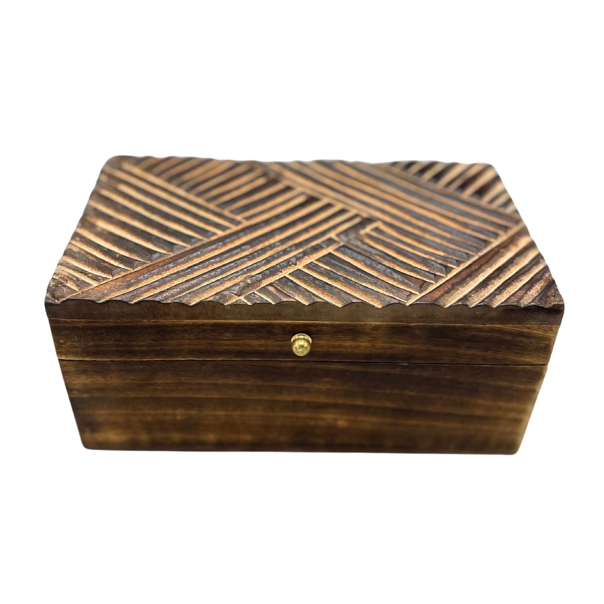 Decorative Wooden Box Vintage Décor Antique Finish