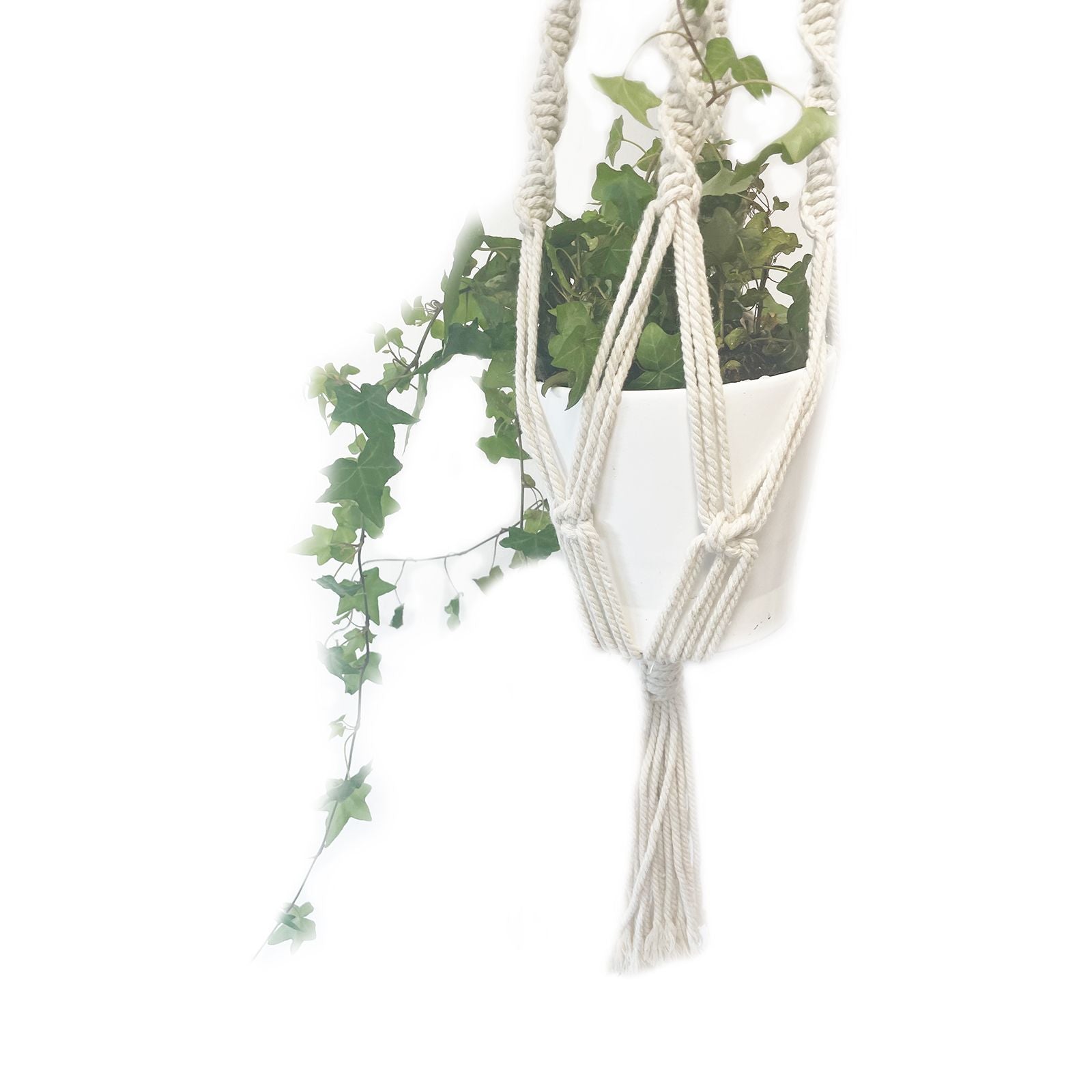 Plant Pot Holder Handmade Macrame Extra Long