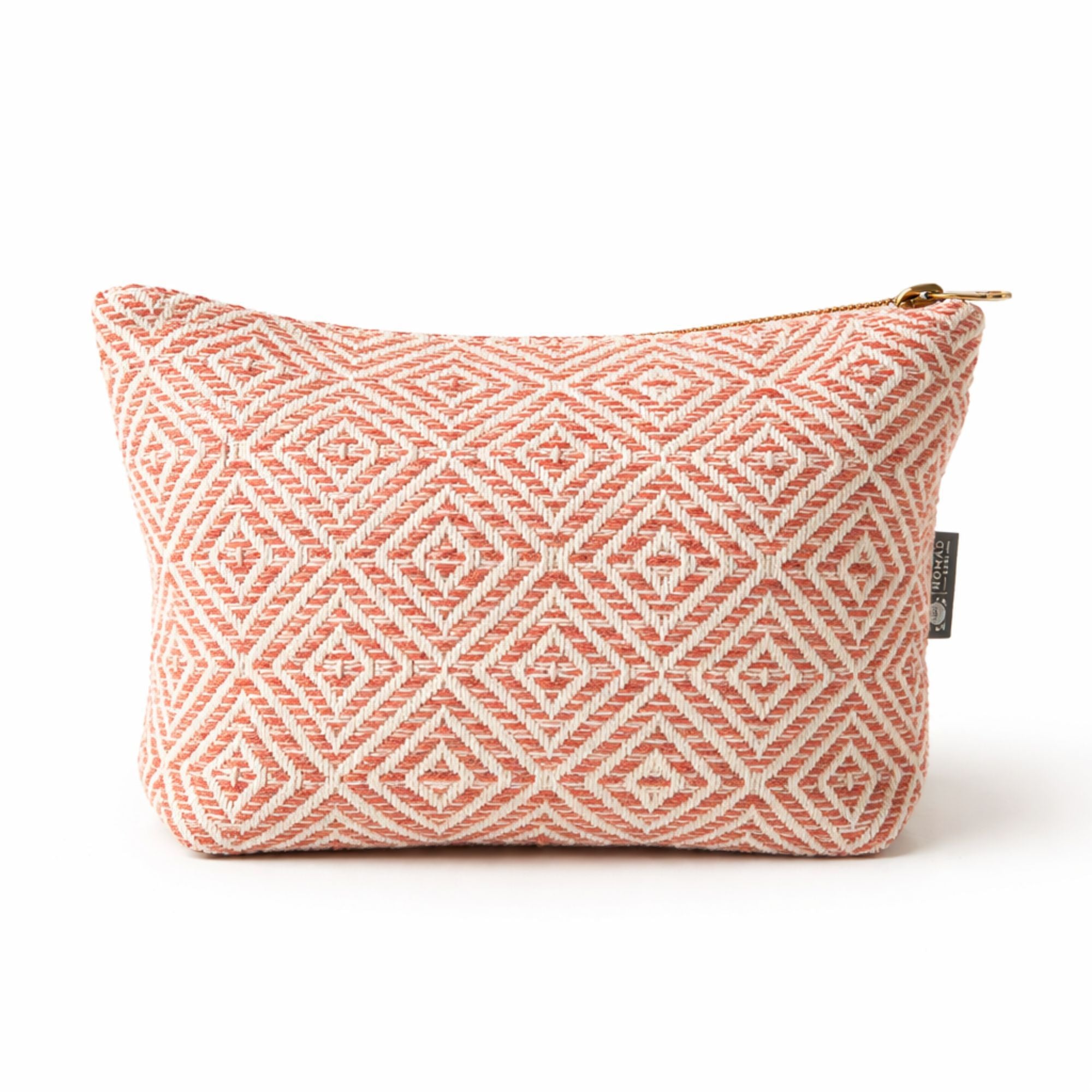 Jacquard HandmadeToiletry Bag Coral Maze