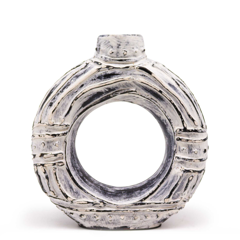 Round Vase Ornamental Handcrafted