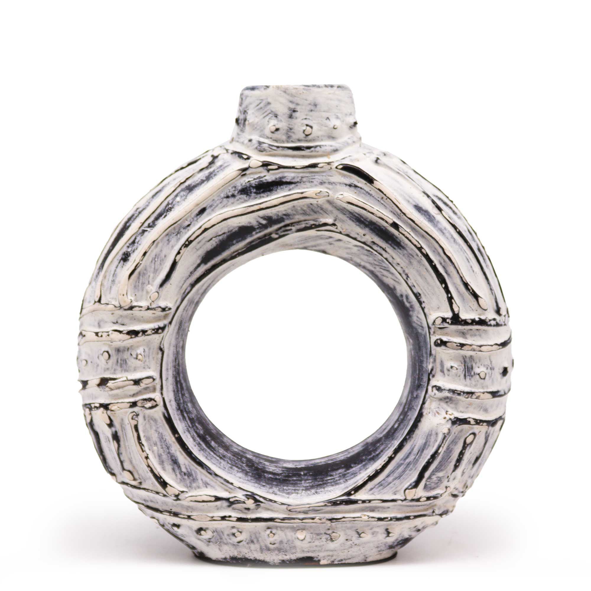 Round Vase Ornamental Handcrafted
