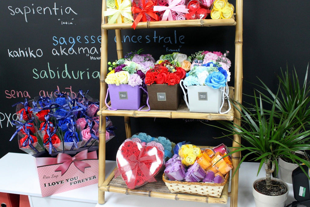 Soap Flower Bouquet - Spring Flowers