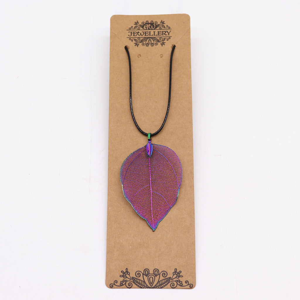 Necklace - Bravery Leaf - Multicoloured