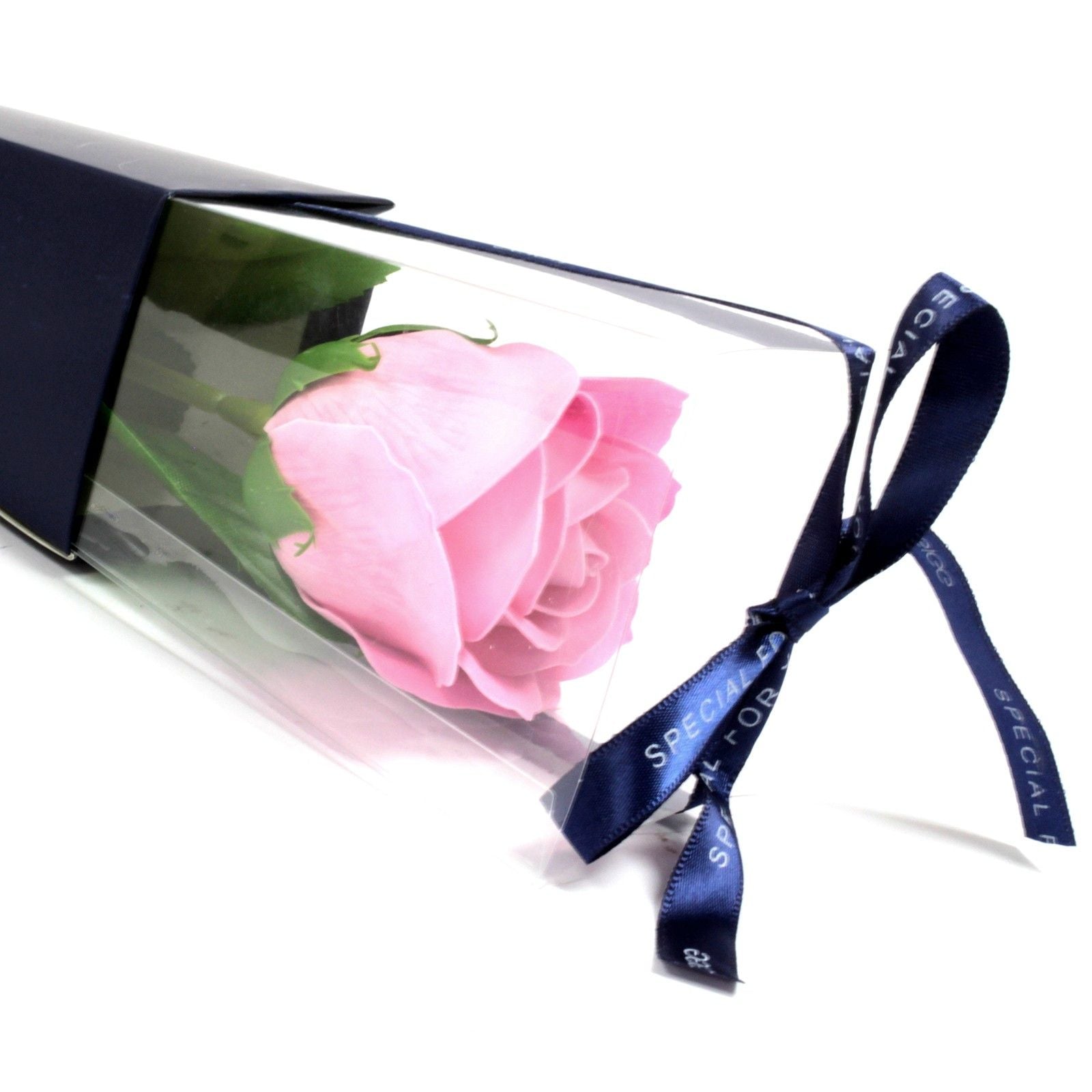 Luxury Pink Soap Rose Romantic Bath Flower, Soothing Scent, Soft Silky Skin.
